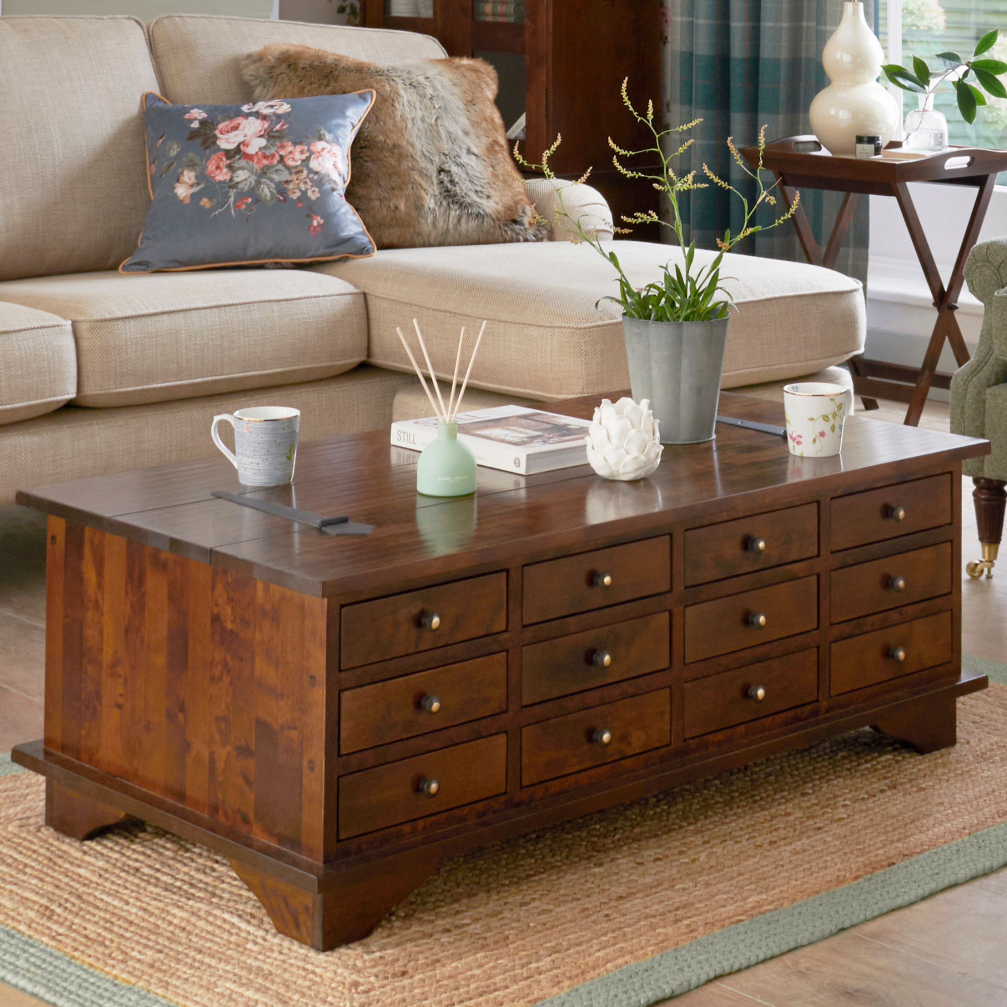 Garrat 12 Drawer Coffee Table