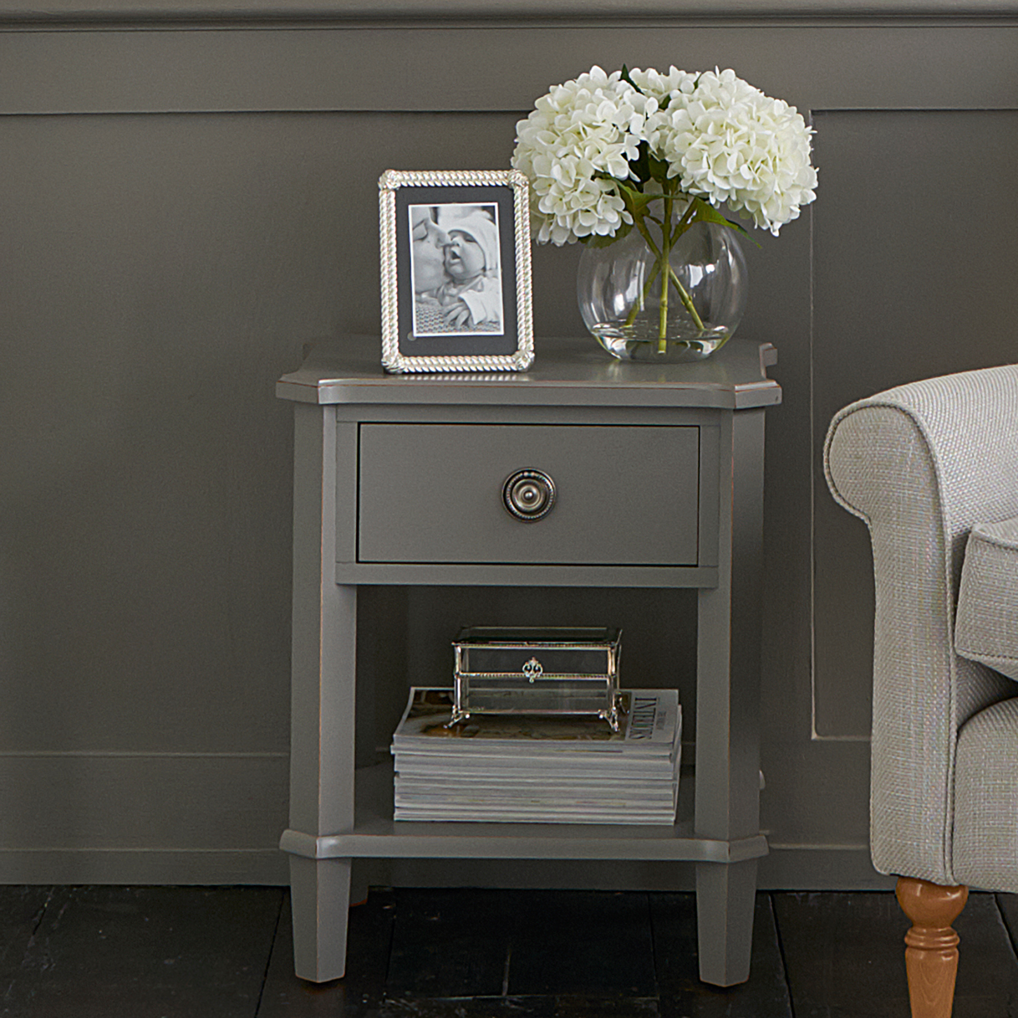 Henshaw 1 Drawer Side Table