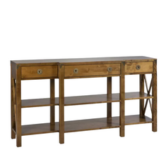 Balmoral 3 Drawer Triple Console Table