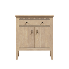 Calford Washed Oak 2 Door 1 Drawer Cabinet