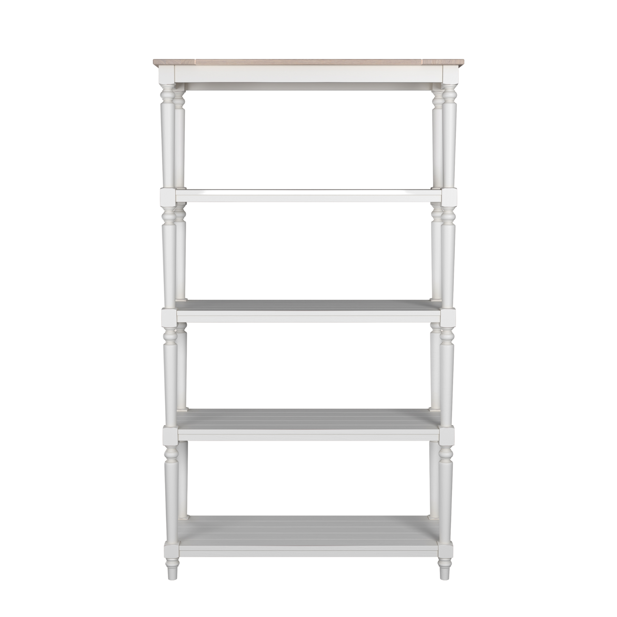 Dorset White Open Bookcase
