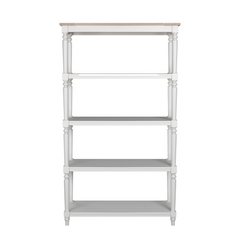 Dorset White Open Bookcase