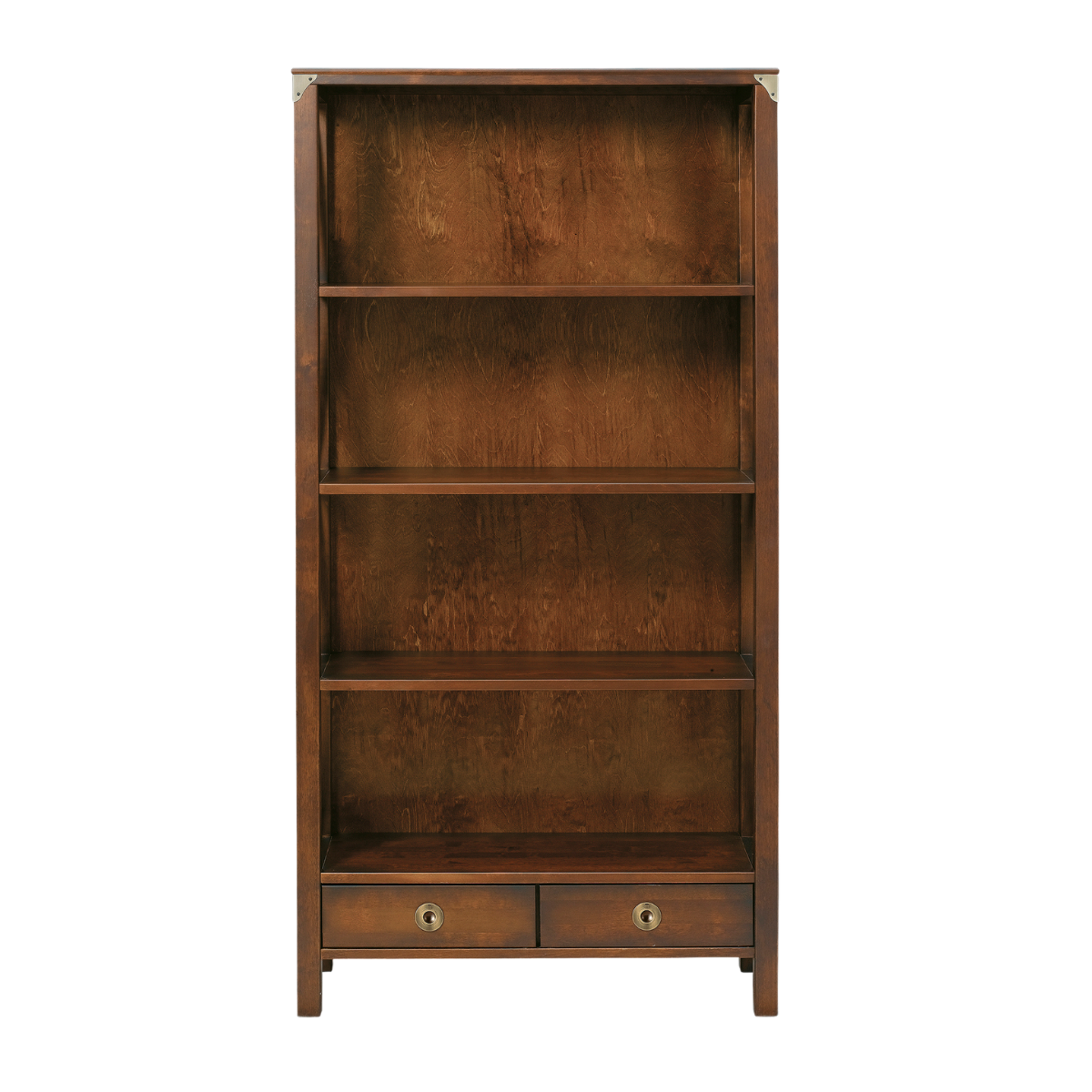 Balmoral 2 Drawer Single Bookcase