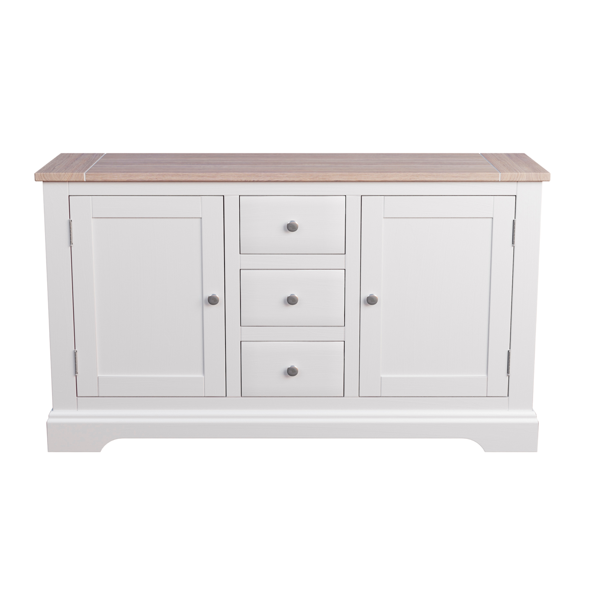 Dorset White 2 Door 3 Drawer Sideboard