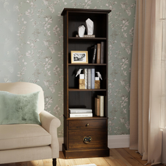 Garrat 2 Drawer Single Bookcase