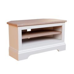 Dorset White Corner TV Unit