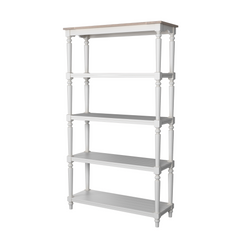 Dorset White Open Bookcase