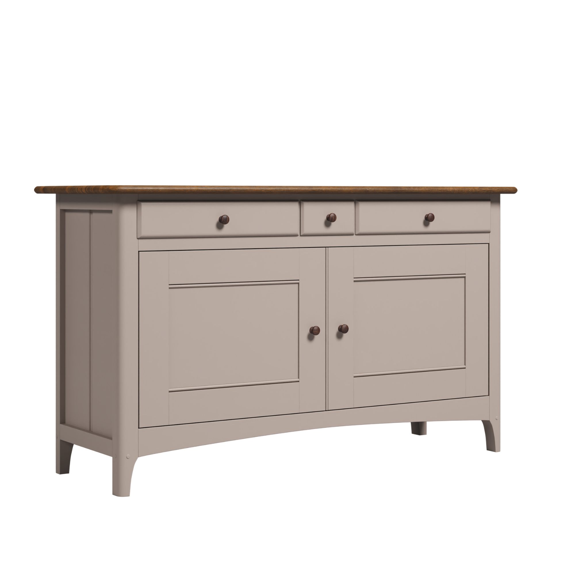 Hapton Soft Truffle 2 Door 3 Drawer Sideboard