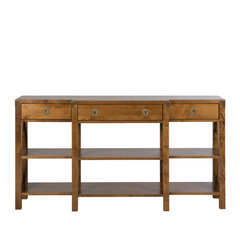 Balmoral 3 Drawer Triple Console Table