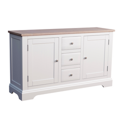 Dorset White 2 Door 3 Drawer Sideboard