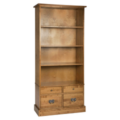 Garrat 4 Drawer Single Bookcase