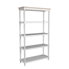 Dorset White Open Bookcase