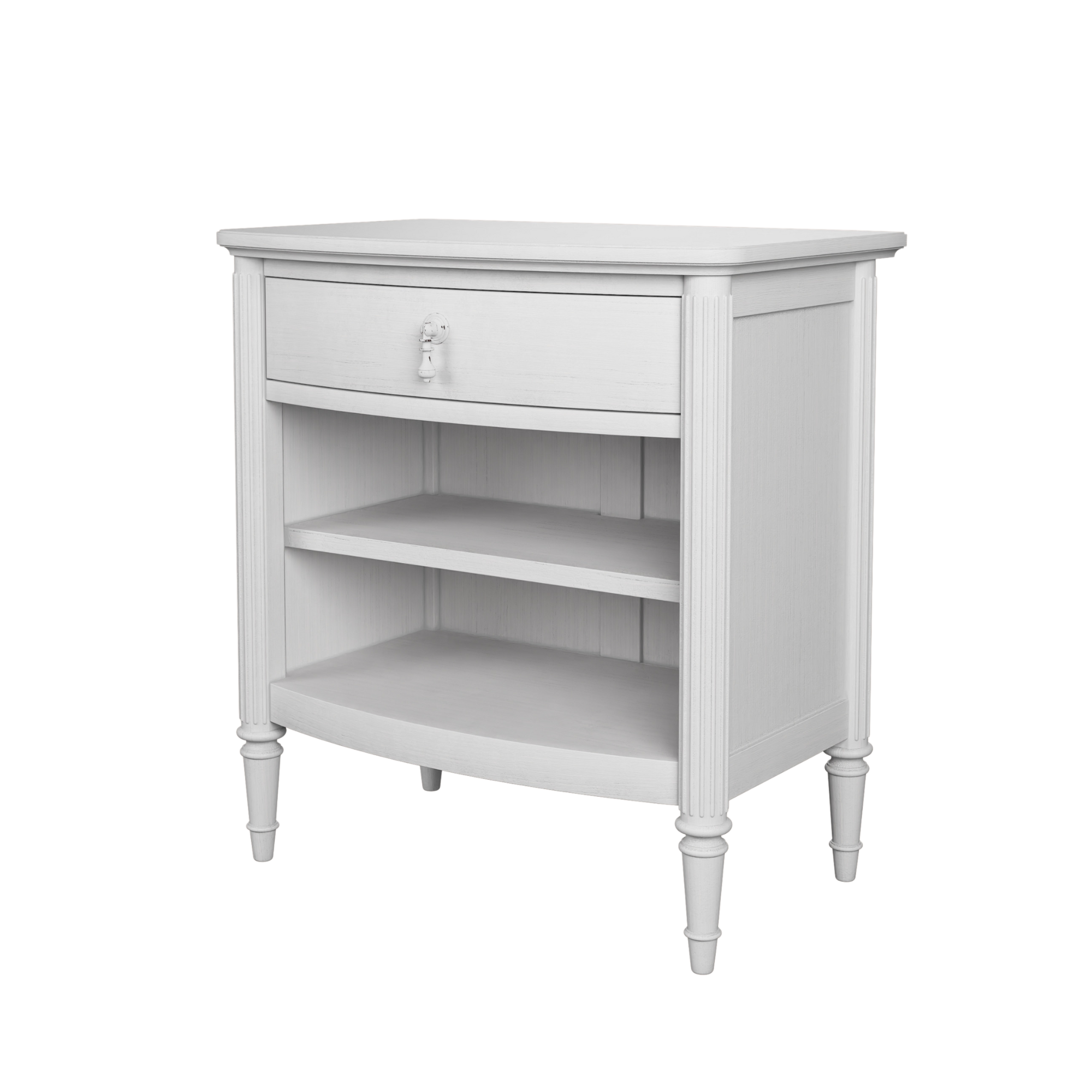 Bramford White Washed Oak 1 Drawer Bedside Cabinet