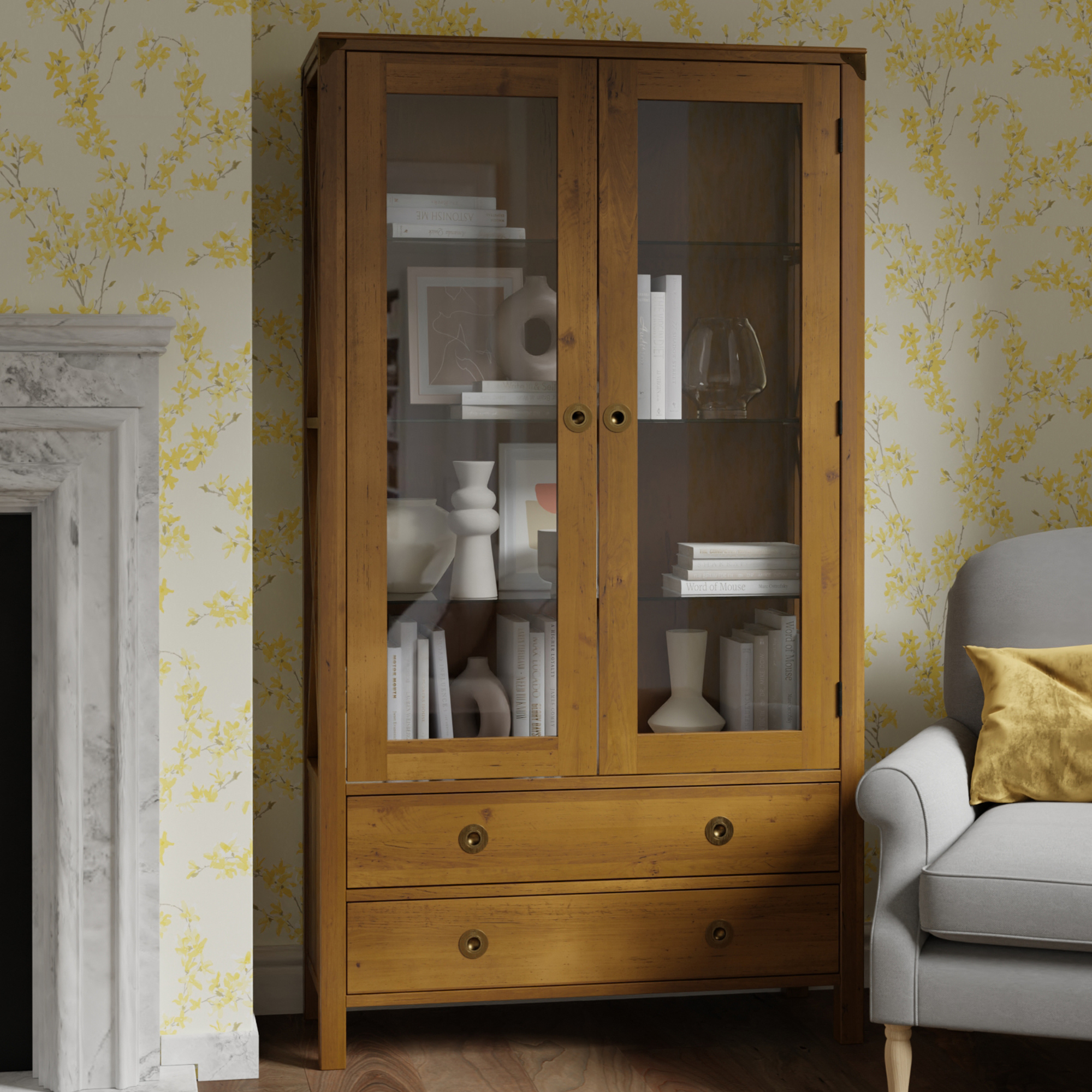 Balmoral 2 Door 2 Drawer Display Unit