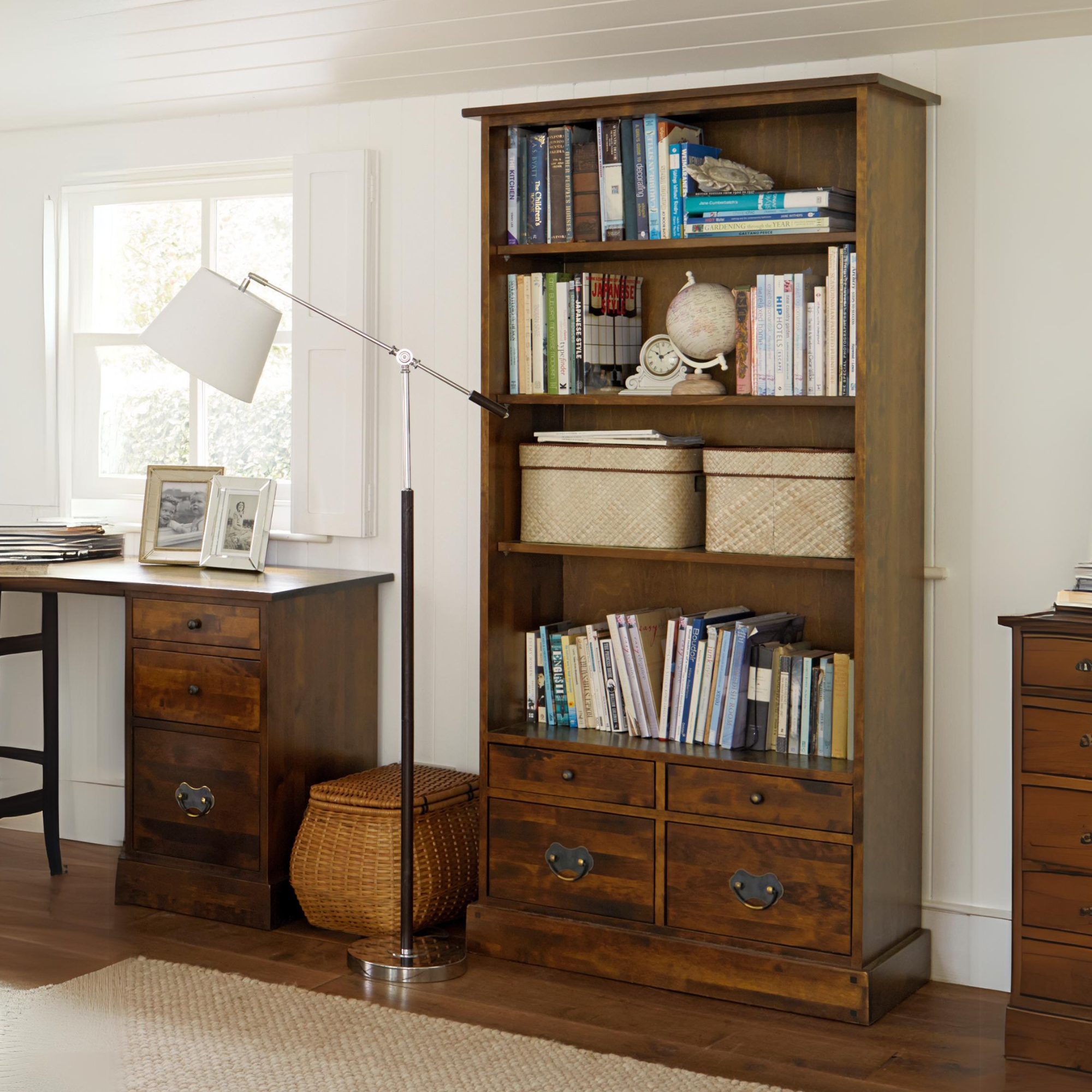 Garrat 4 Drawer Single Bookcase