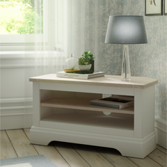 Dorset White Corner TV Unit