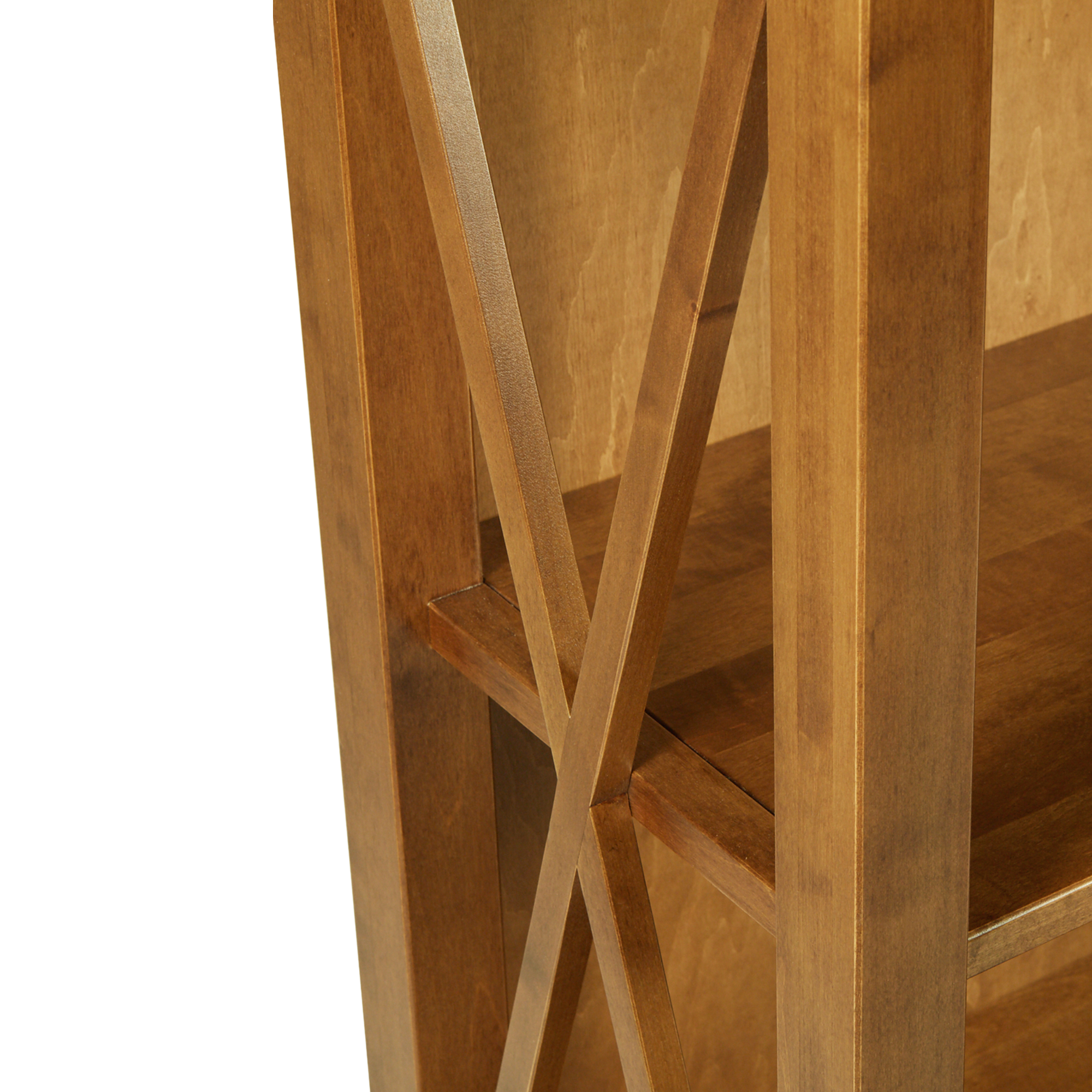 Balmoral 2 Drawer Single Bookcase