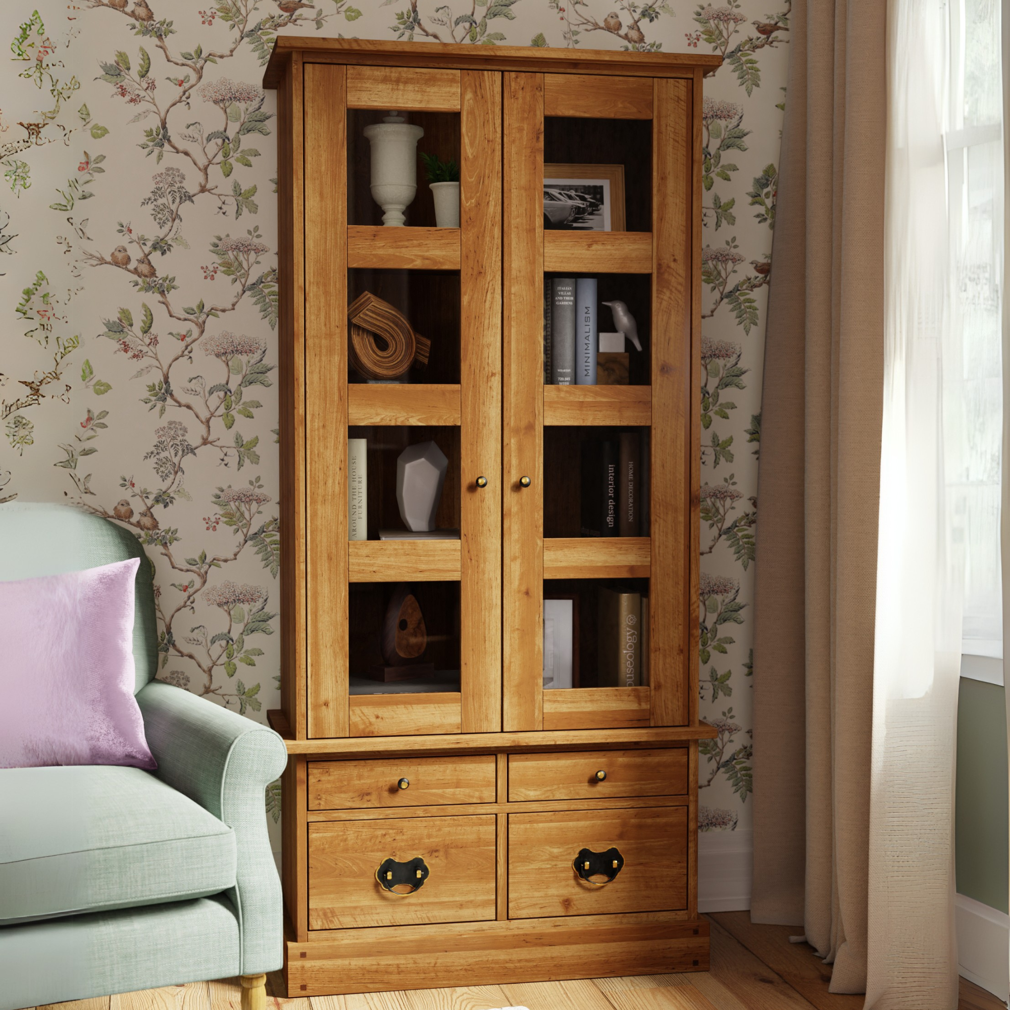 Garrat 2 Door 4 Drawer Display Unit