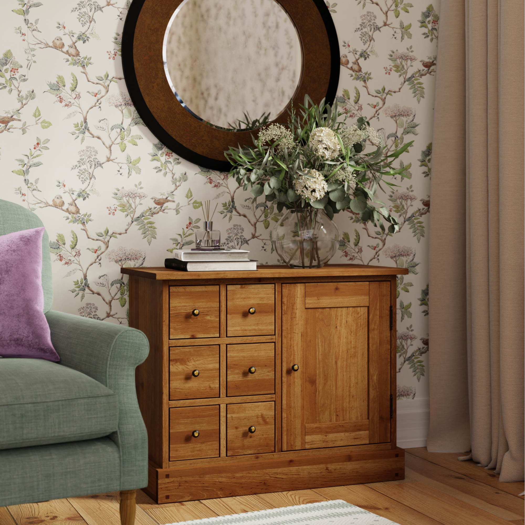 Garrat 1 Door & 6 Drawer Sideboard