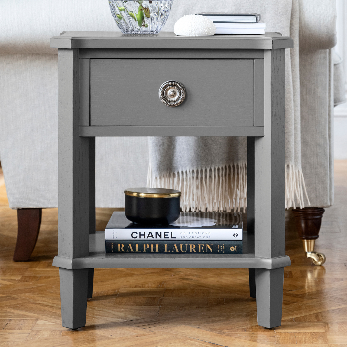 Henshaw 1 Drawer Side Table