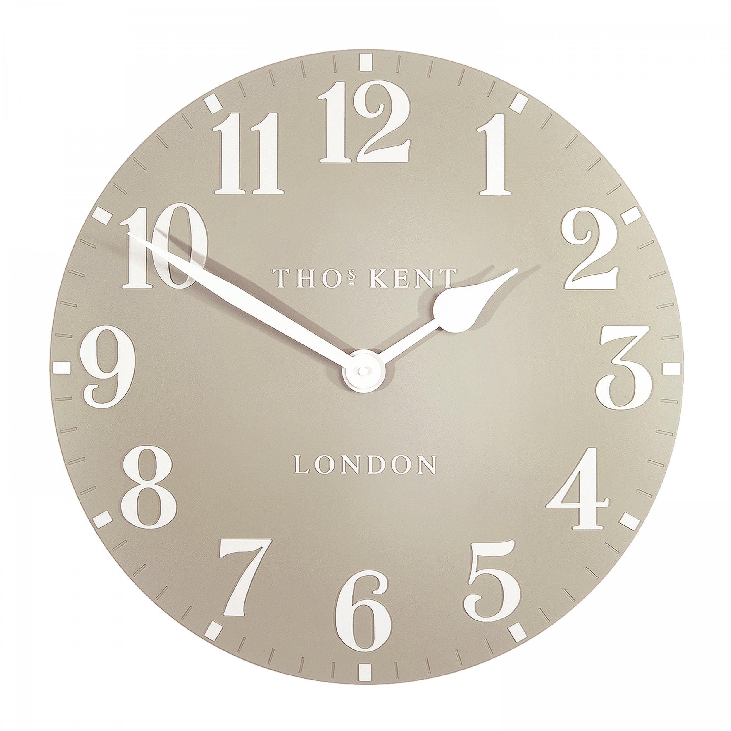 Thomas Kent Arabic 20" Wall Clock with Quartz Movement – Plum Retail
