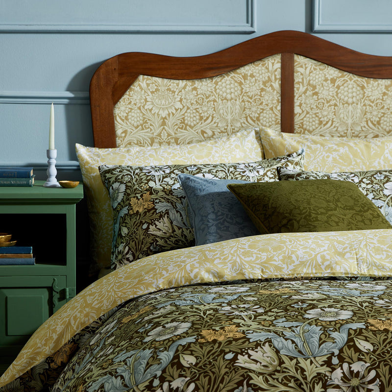 Compton Olive Green Duvet Set