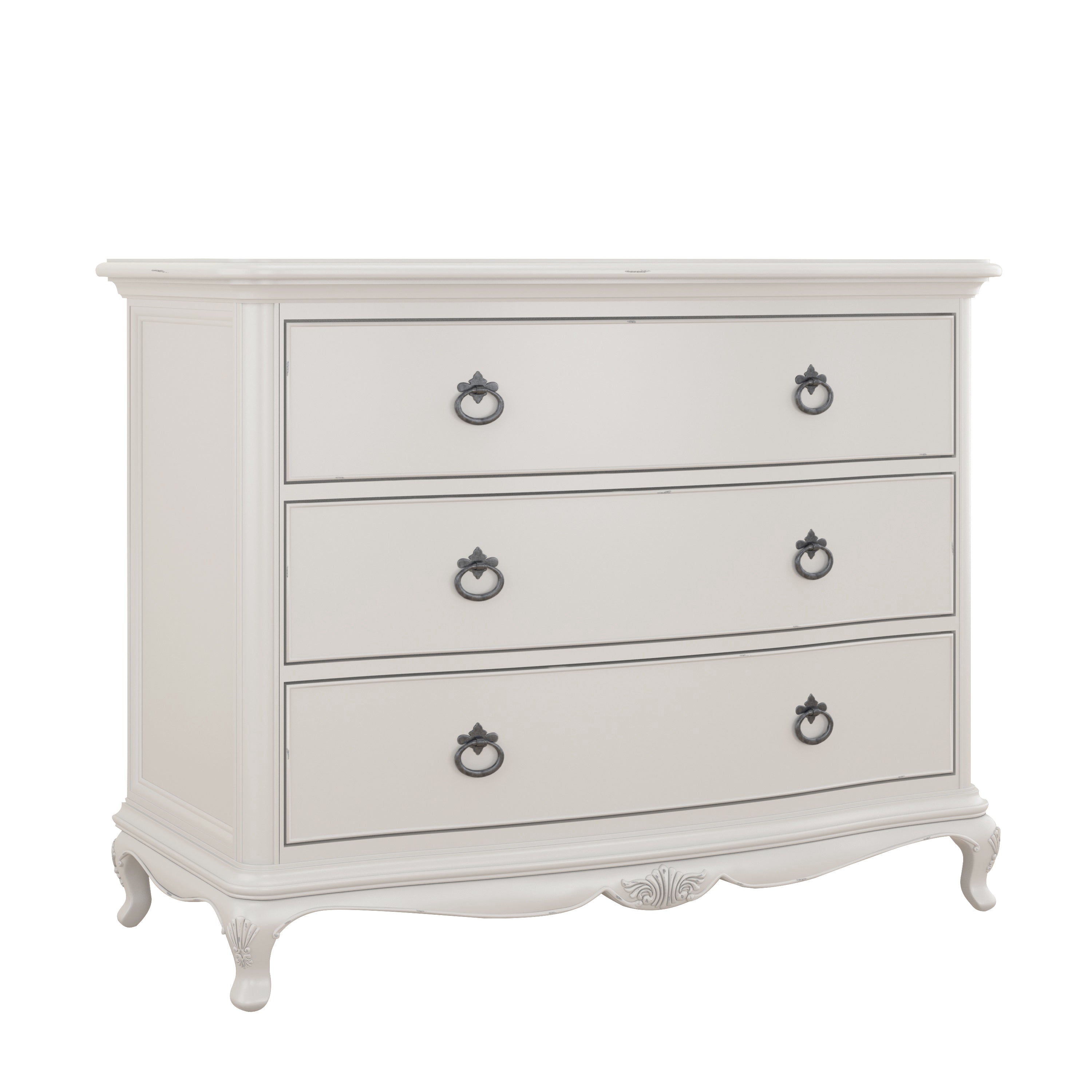 Etienne Grey 3 Drawer Low Chest