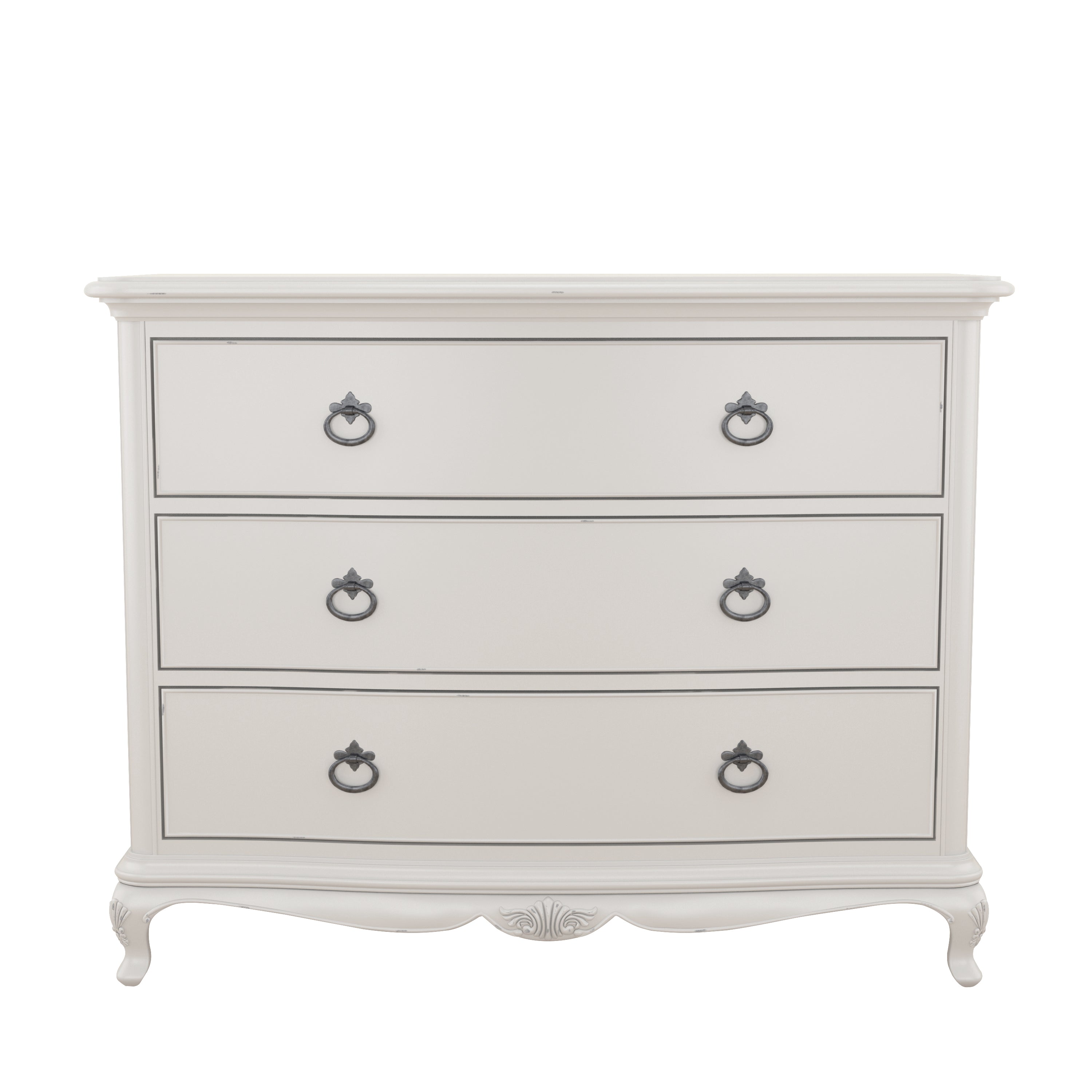Etienne Grey 3 Drawer Low Chest