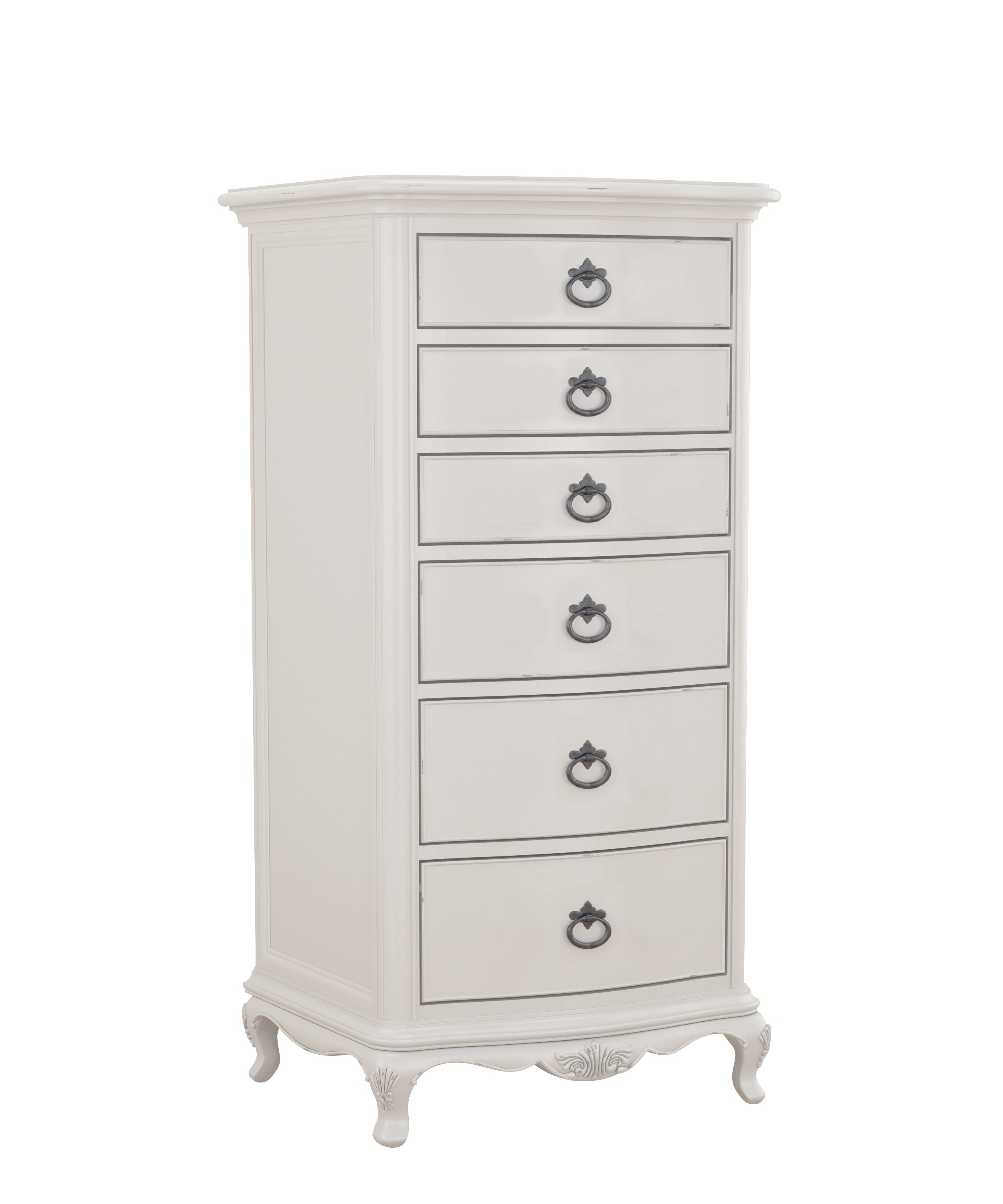 Etienne Grey 6 Drawer Tallboy