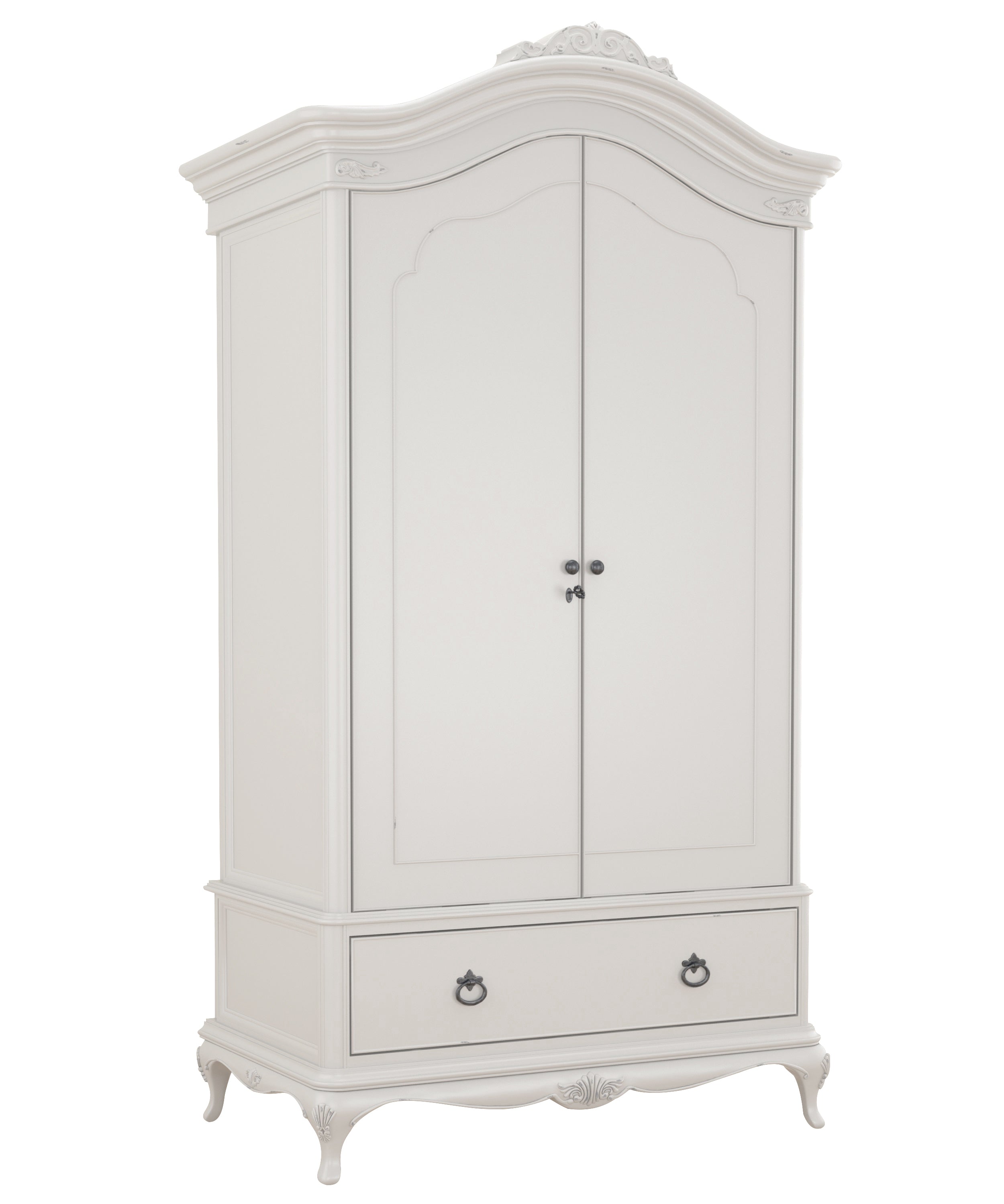 Etienne Grey Double Wardrobe