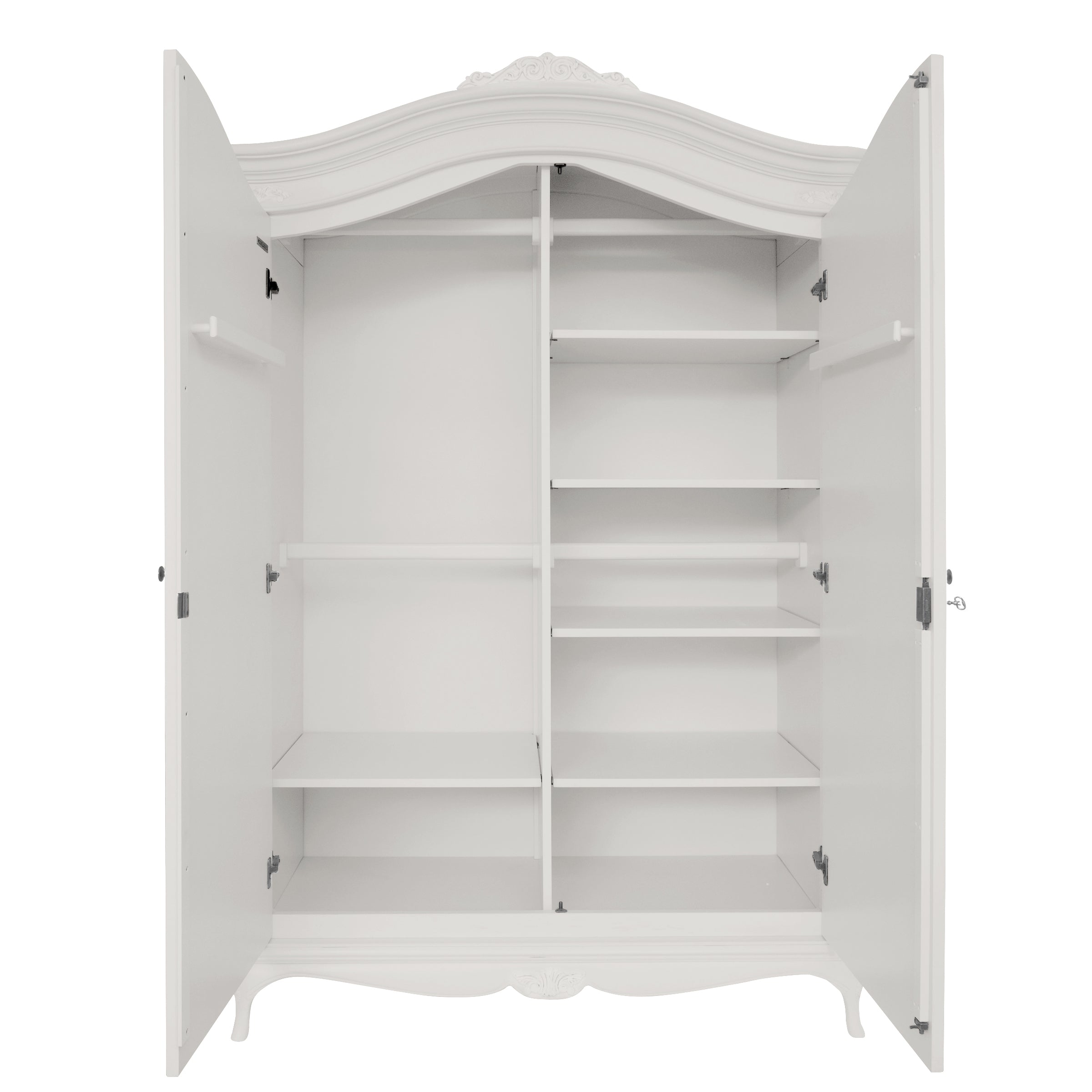 Etienne Grey Wide Fitted Wardrobe