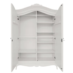 Etienne Grey Wide Fitted Wardrobe