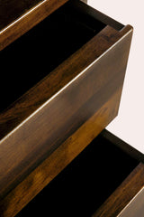 Garrat 2 Drawer Single Bookcase