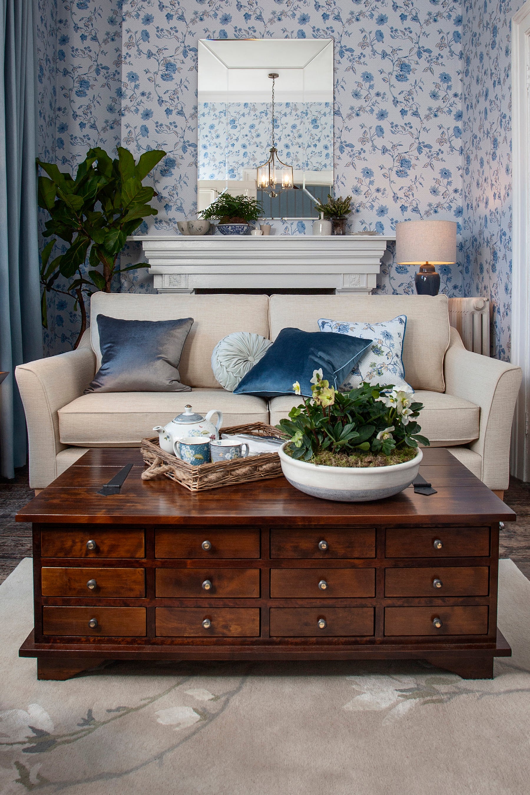 Garrat 12 Drawer Coffee Table