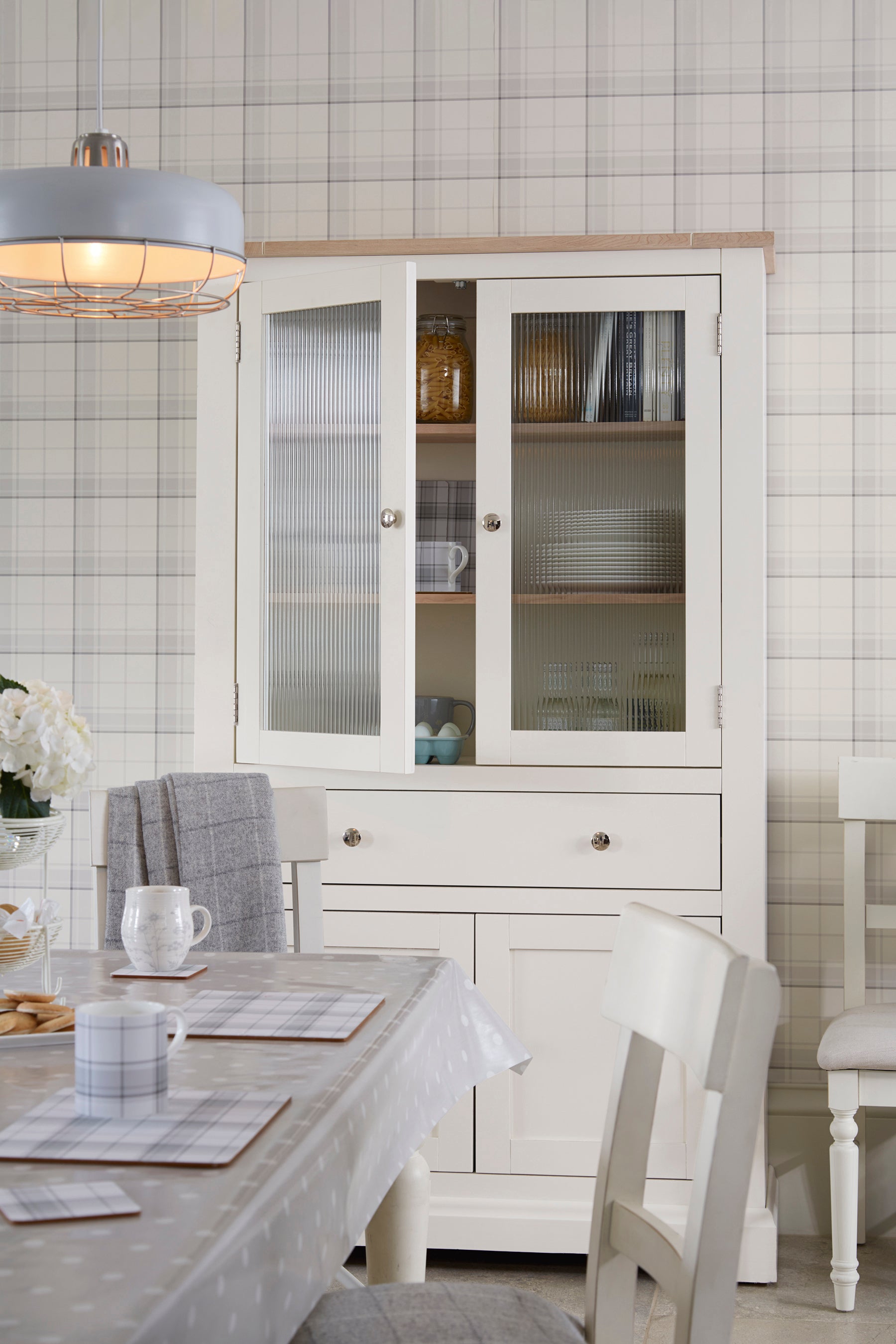 Dorset White 4 Door 1 Drawer Storage Unit