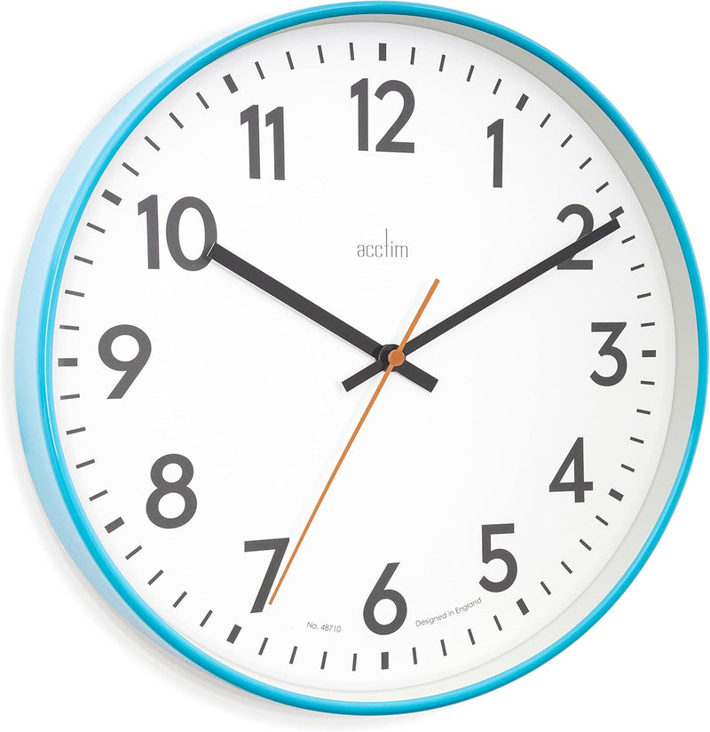 Hugo Sky Blue Wall Clock