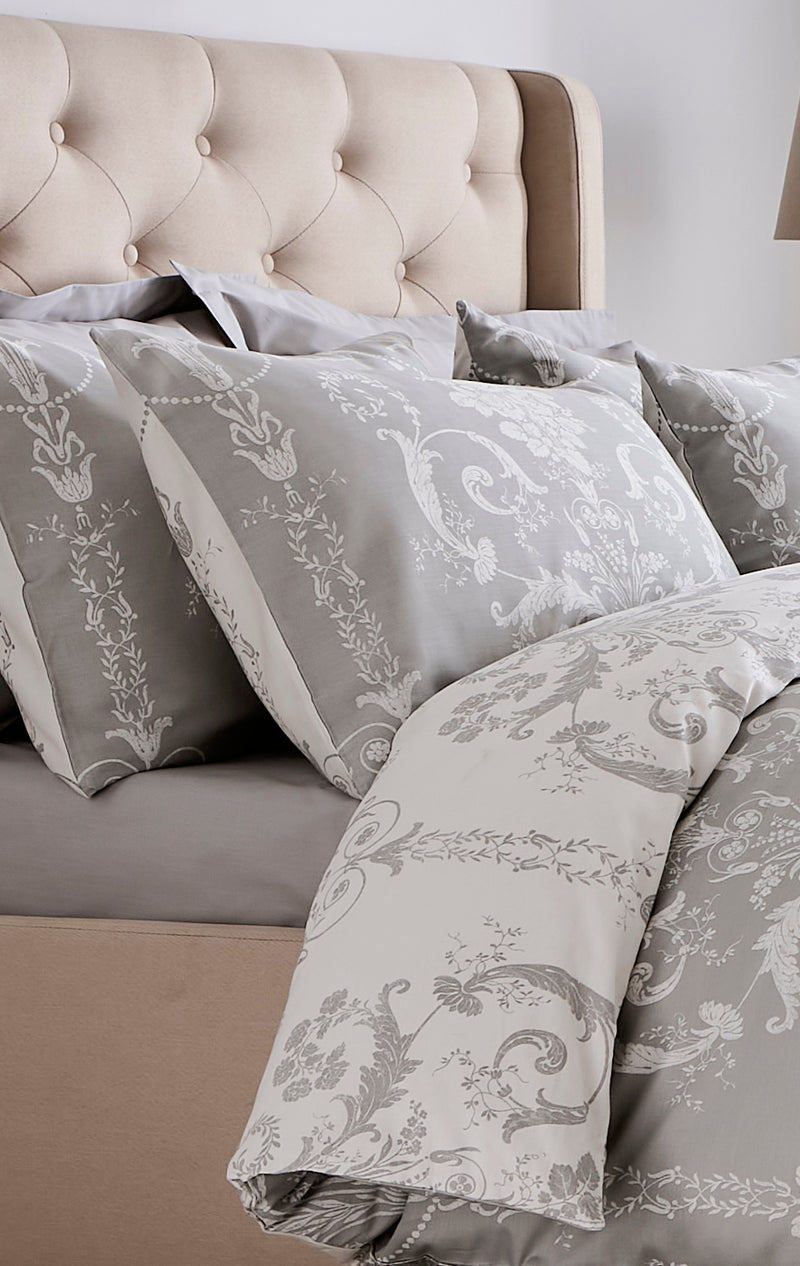 Josette Dove Grey Duvet Set