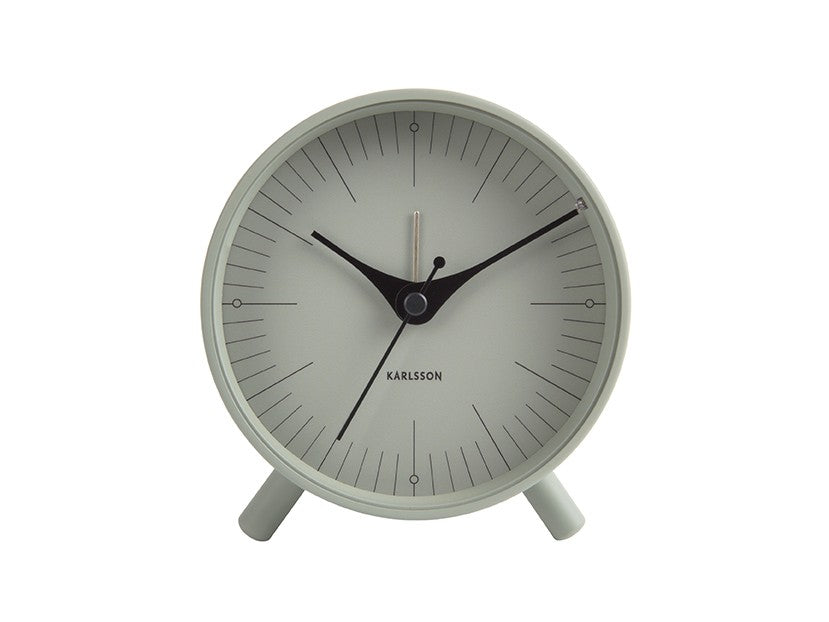 Karlsson Iron Index Alarm Clock Available in 2 Colours Plum Retail