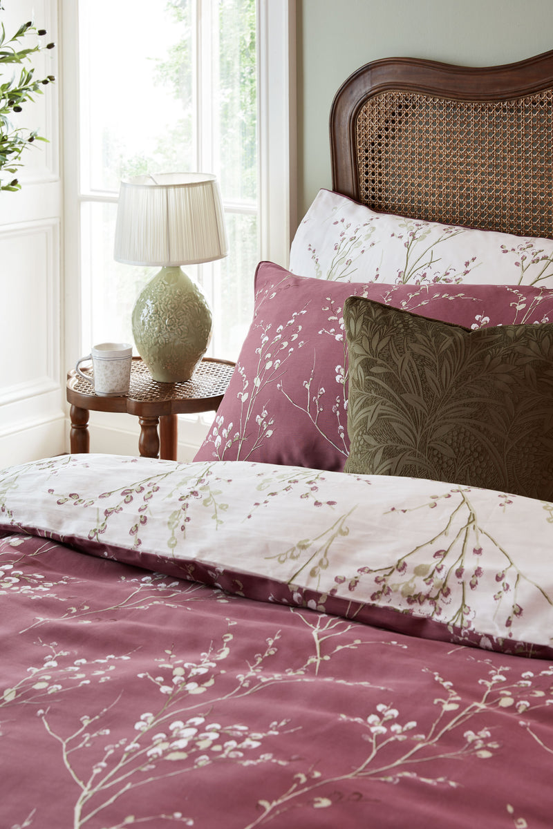 Pussy Willow Plum Purple Duvet Set