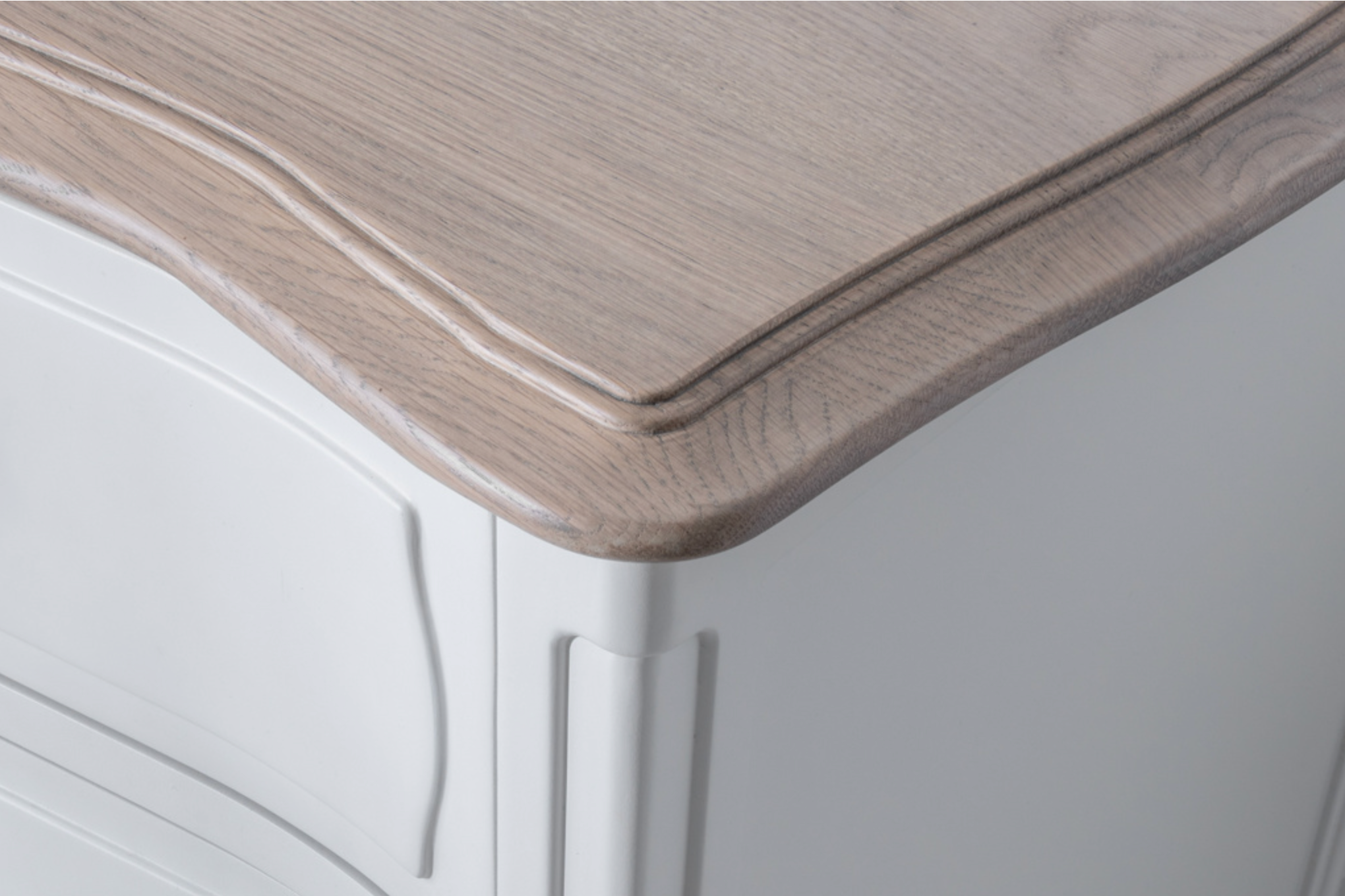 Amelie 2 Drawer Wide Bedside Table