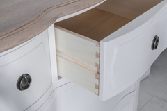 Amelie 2 Drawer Wide Bedside Table