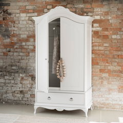 Etienne Grey Double Wardrobe
