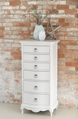 Etienne Grey 6 Drawer Tallboy