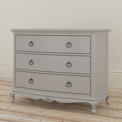 Etienne Grey 3 Drawer Low Chest