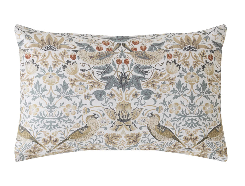 Strawberry Thief Hessian Duvet Set