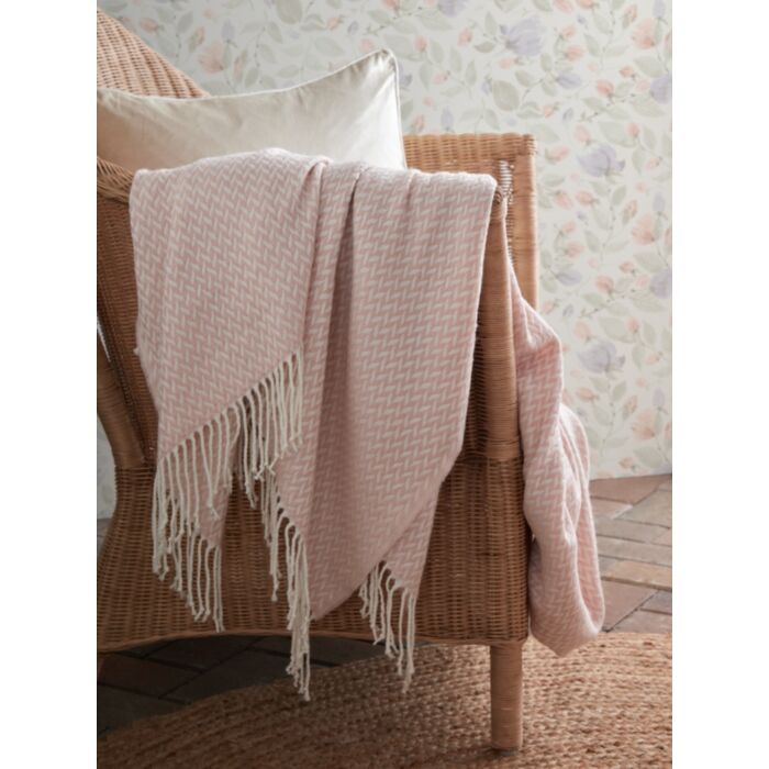 Arya Blush Pink Throw