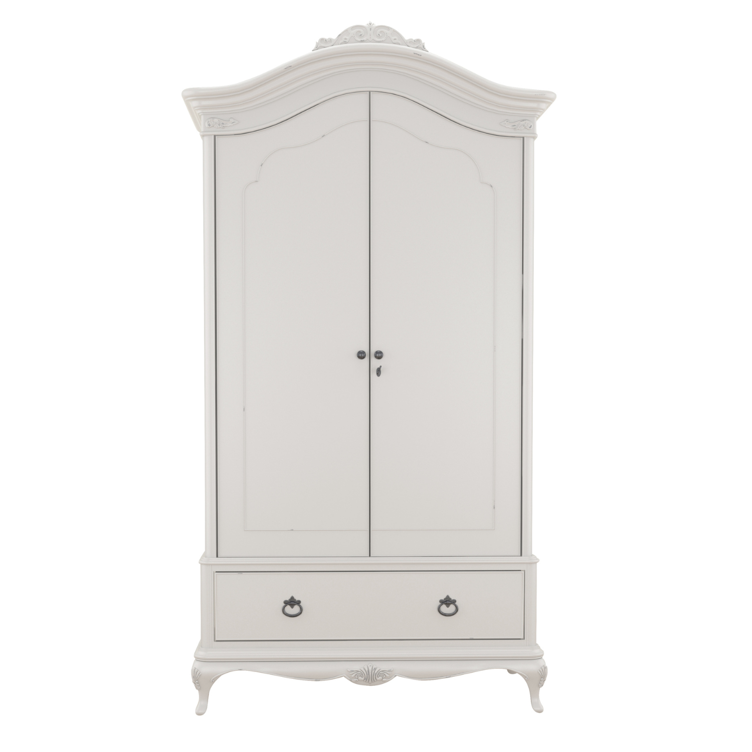 Etienne Grey Double Wardrobe