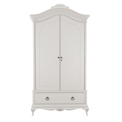 Etienne Grey Double Wardrobe