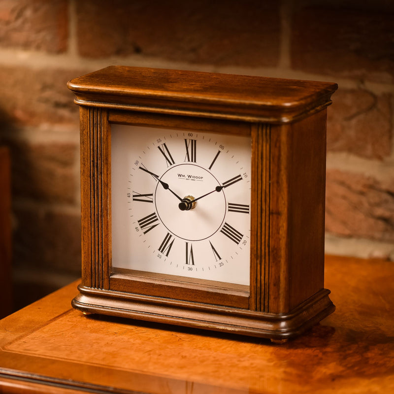 Square Westminster Chiming Mantel Clock