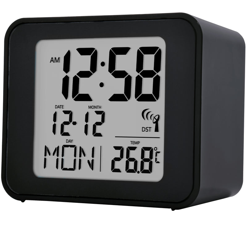 Cole Radio Controlled Alarm Clock - Plum Retail